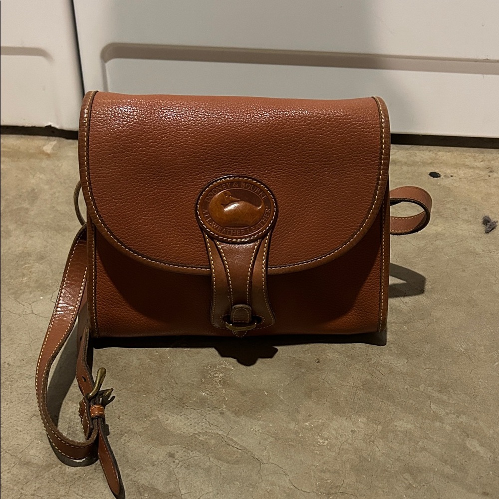 Dooney & Bourke Tan Leather Satchel